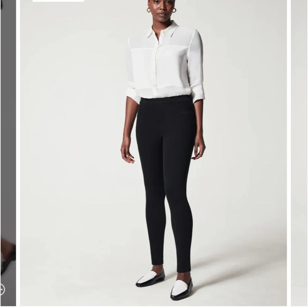 • Spanx • Women’s Jean-ish® Ankle Leggings Black  Small / 2-4